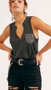 Free People Intimately In Your Pocket Bodysuit Large Black